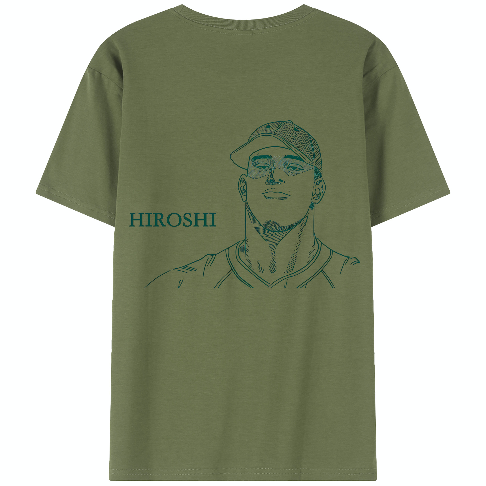 SLAM DUNK／スラムダンク 綿100％半袖Tシャツ（背面プリント）